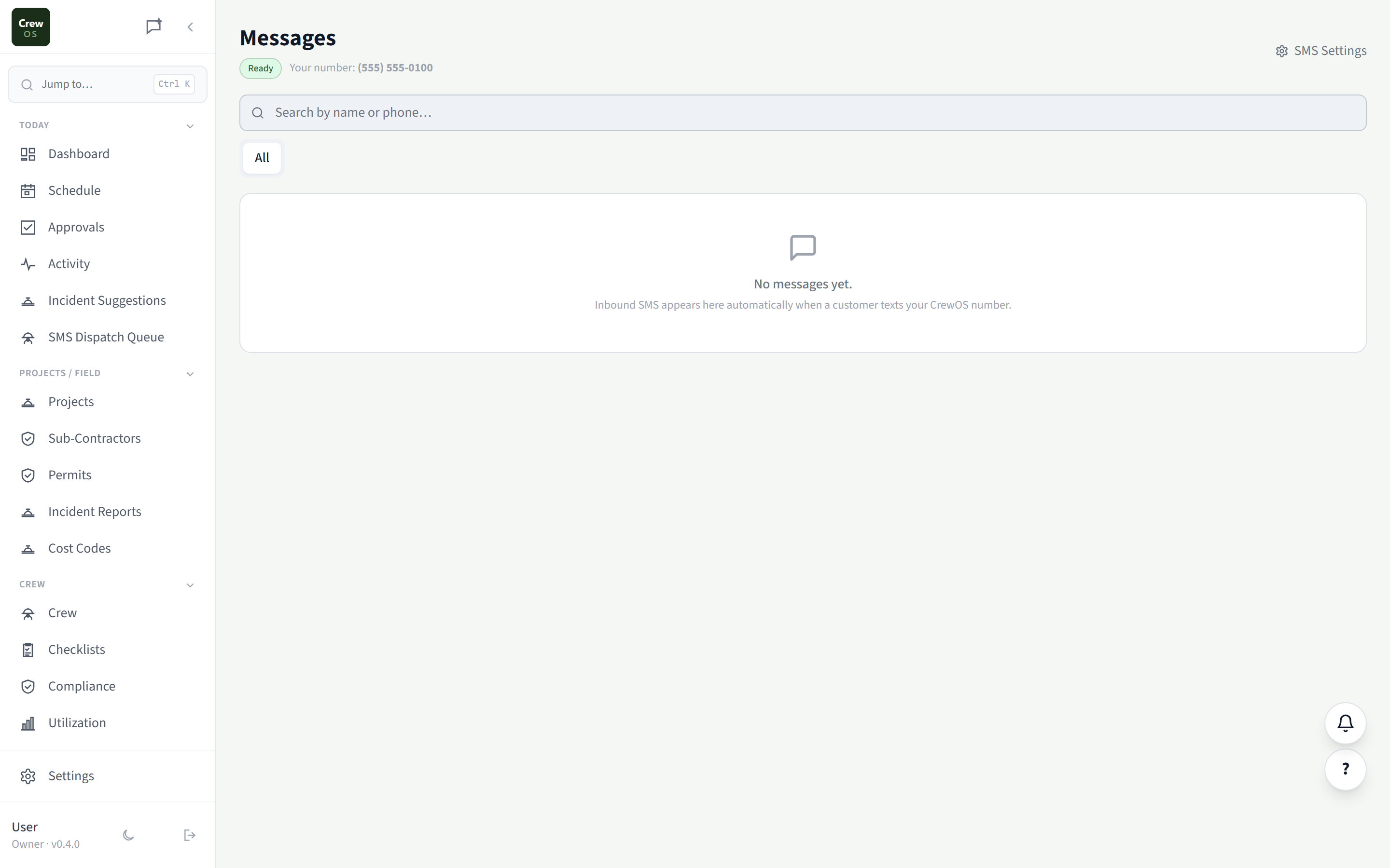CrewOS Messages